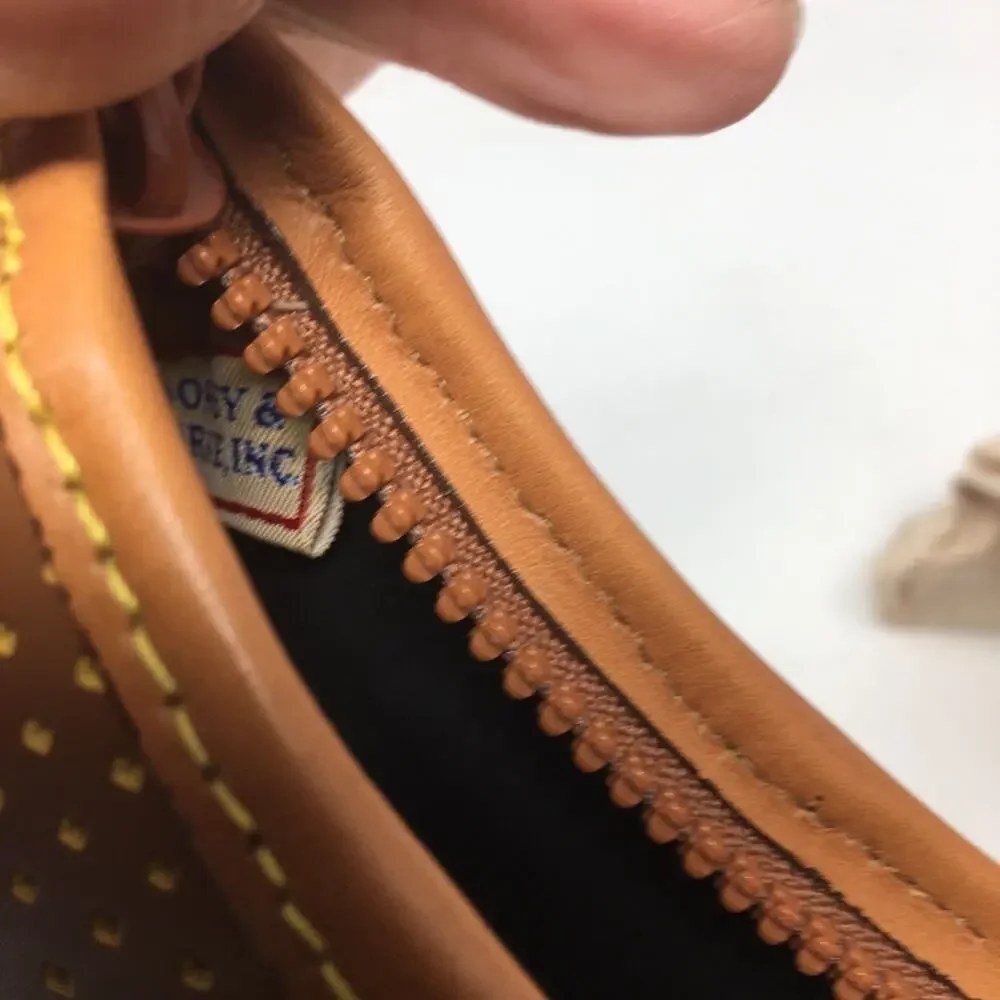 Dooney & Bourke Brown Cabrio Leather Large Hobo Bag